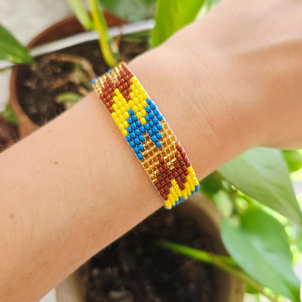 Handmade Tribal Native American Style Beaded Bracelet